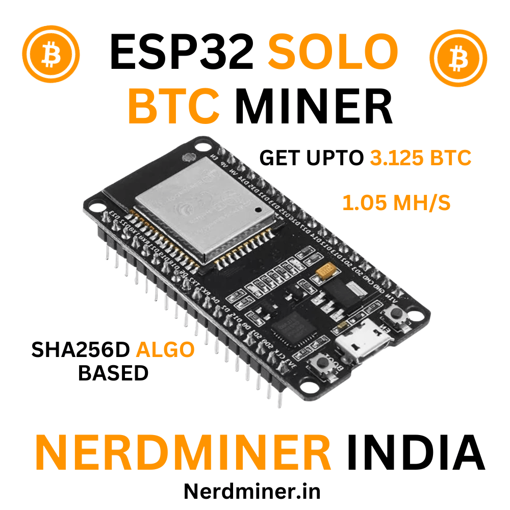 Plug & Play Bitcoin Miner Goshyda Bitcoin Miner 1060 KH S, ESP32 Crypto-mijnmachine  Met WiFi Mini Bitcoin Miner